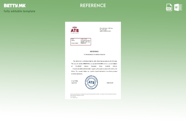 Референтен шаблон за ATB во модерен стил Тунис